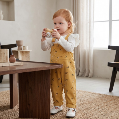 Lilo Ribbed Top and Pants Set - Yellow