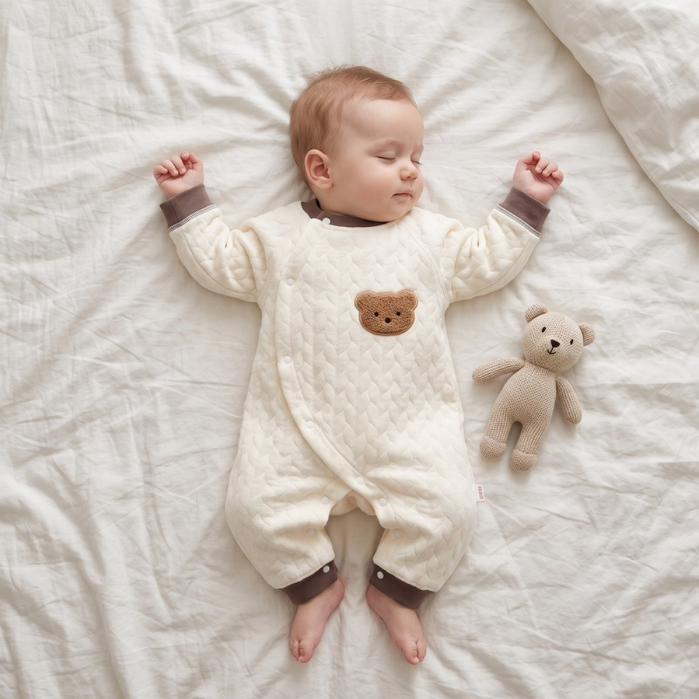 Lilo Baby Quilted Cotton Romper