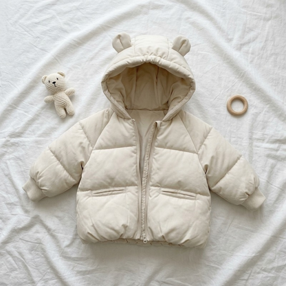 Lilo Hooded Padded Jacket - Off-White