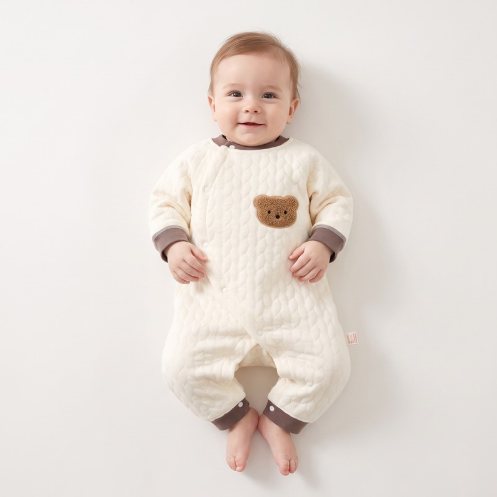 Lilo Baby Quilted Cotton Romper
