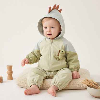 Lilo Hooded Autumn Baby Romper
