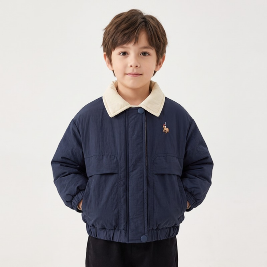 Lilo Summit Boys Quilted Jacket - Navy