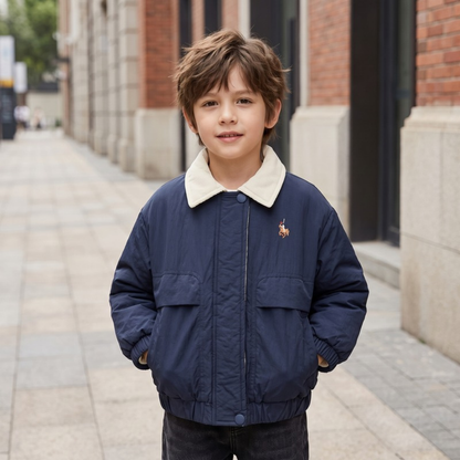 Lilo Summit Boys Quilted Jacket - Navy