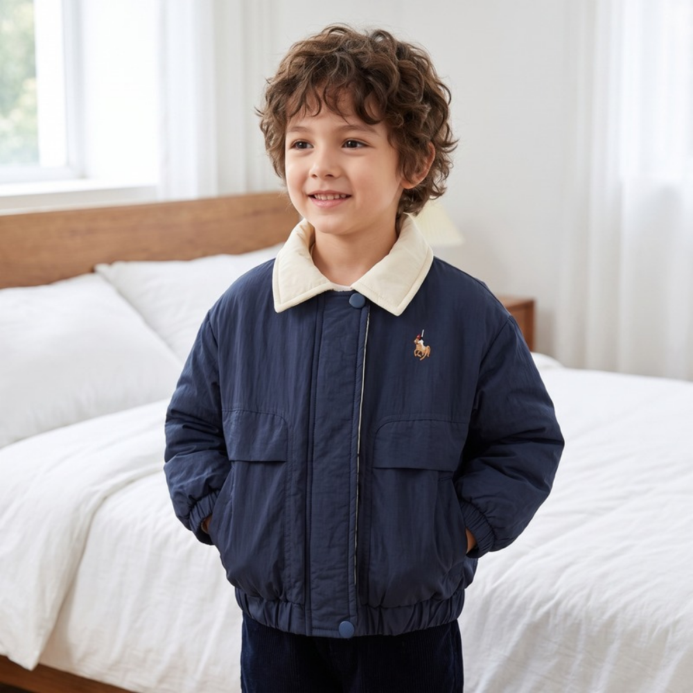 Lilo Summit Boys Quilted Jacket - Navy