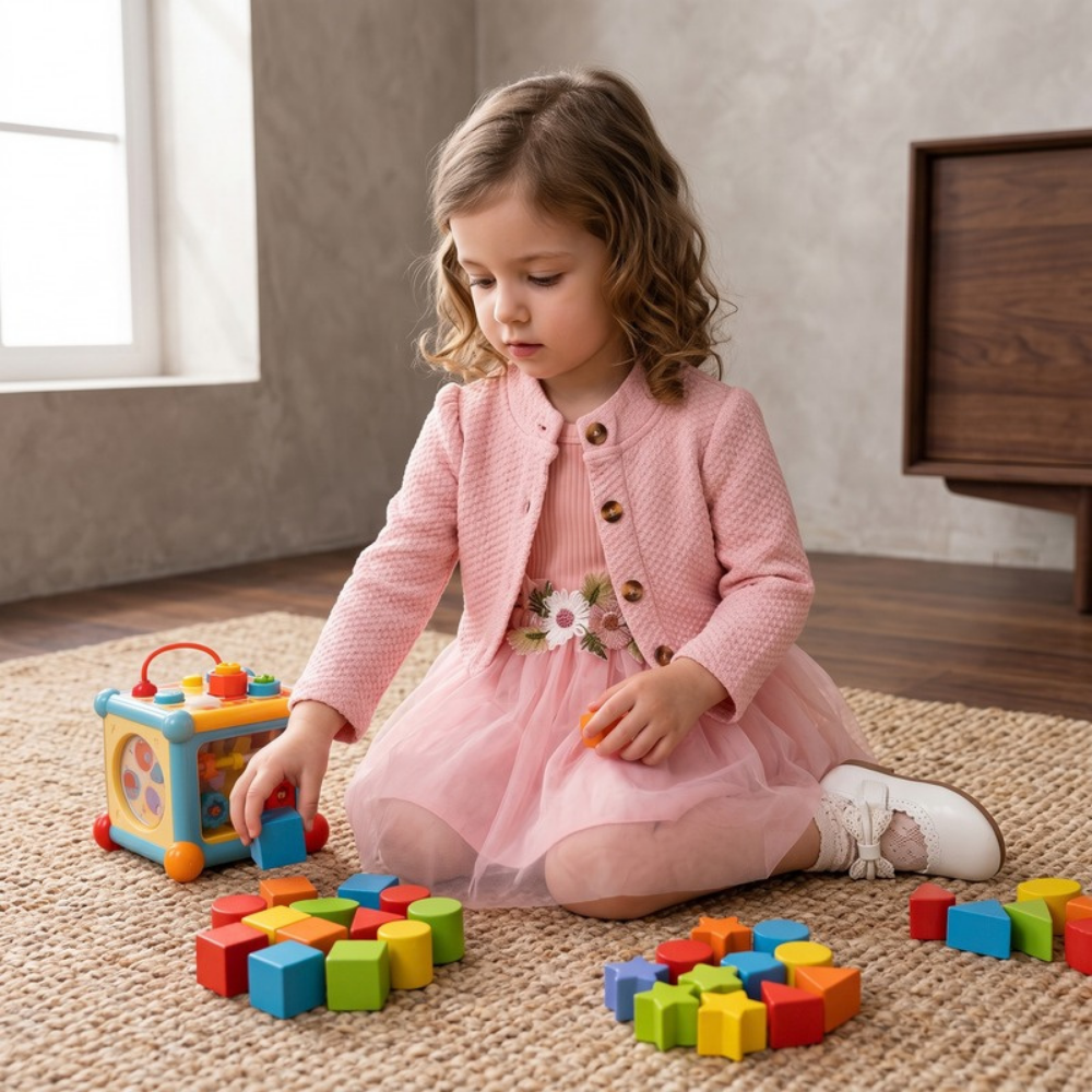 Lilo Mesh Dress and Jacket Set - Pink