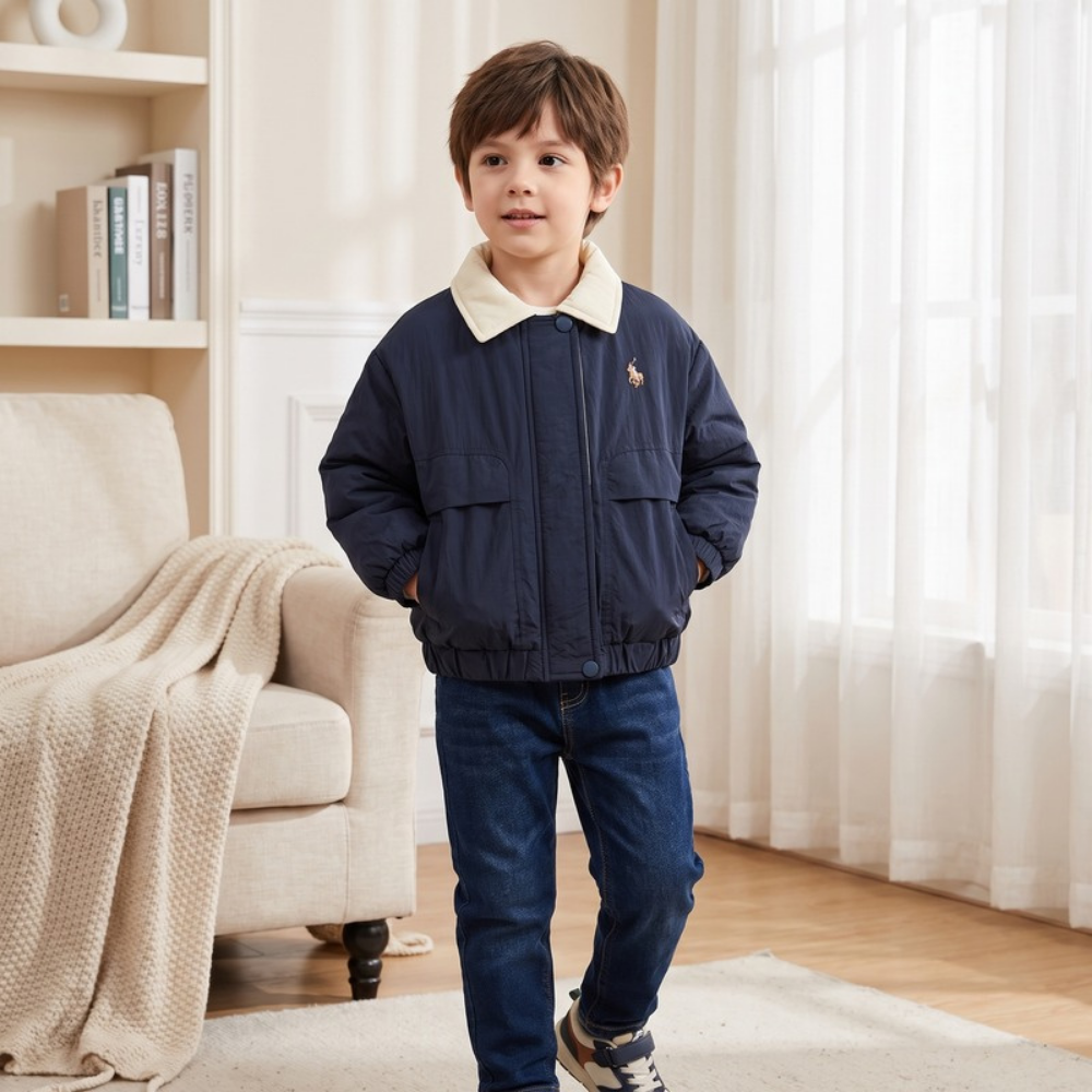 Lilo Summit Boys Quilted Jacket - Navy