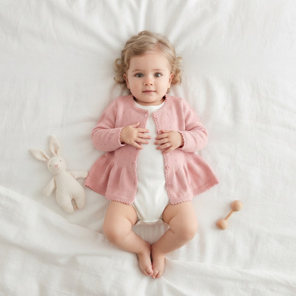 Lilo Sweet Knit Cardigan - Pink