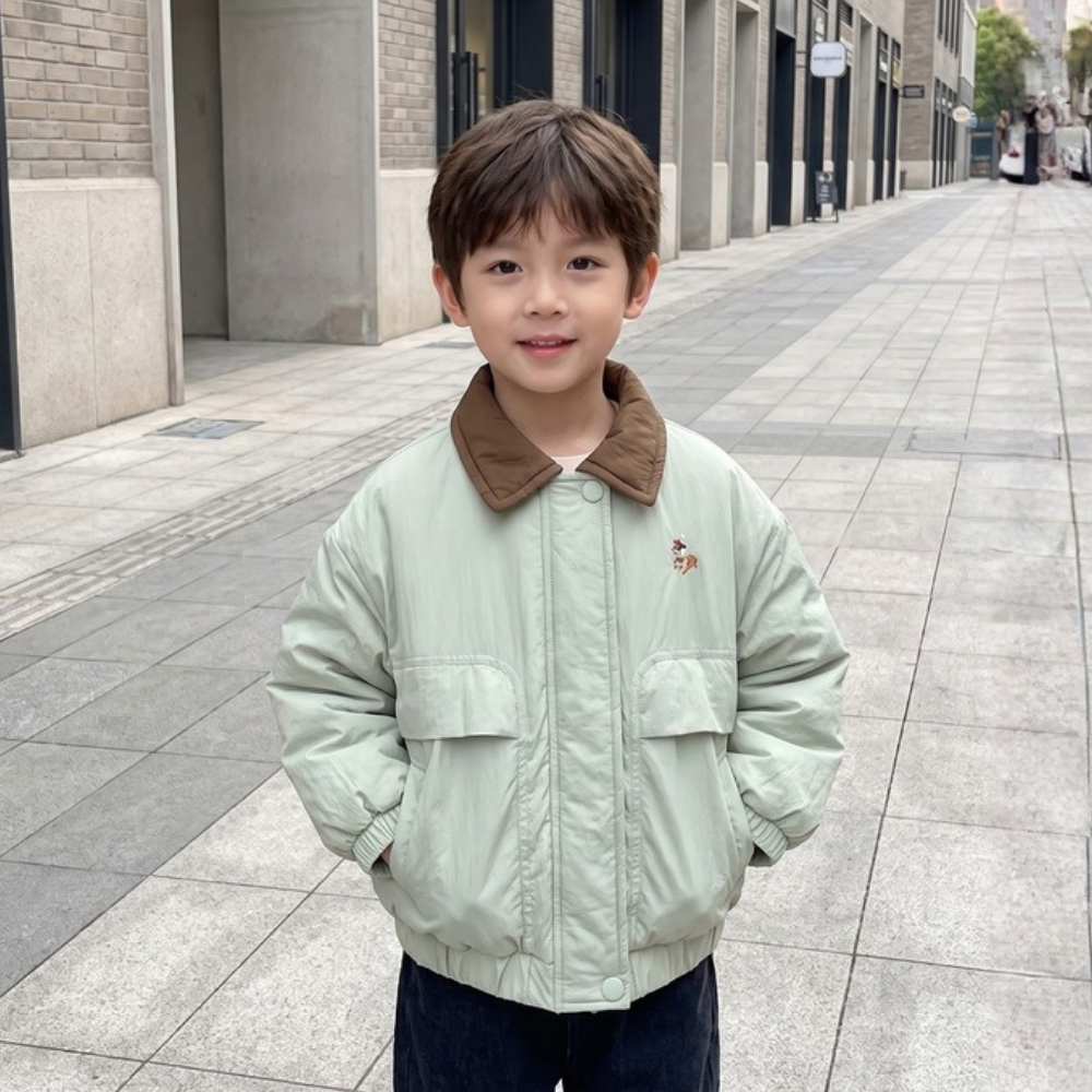 Lilo Summit Boys Quilted Jacket - Sage