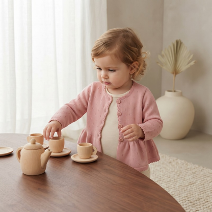 Lilo Sweet Knit Cardigan - Pink