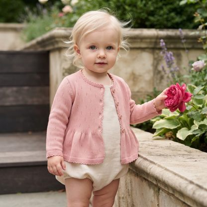 Lilo Sweet Knit Cardigan - Pink