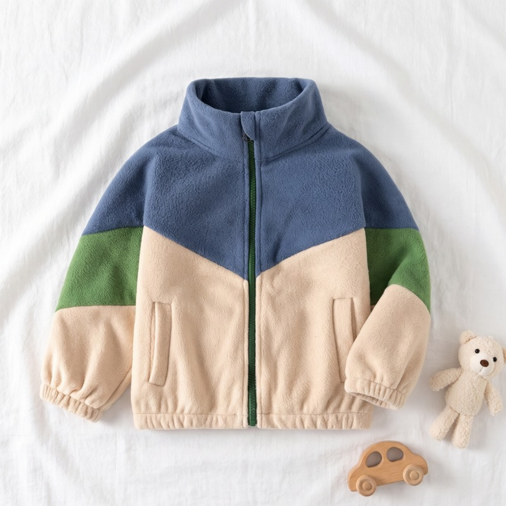 Lilo Trail Boys Fleece Jacket - Blue Green
