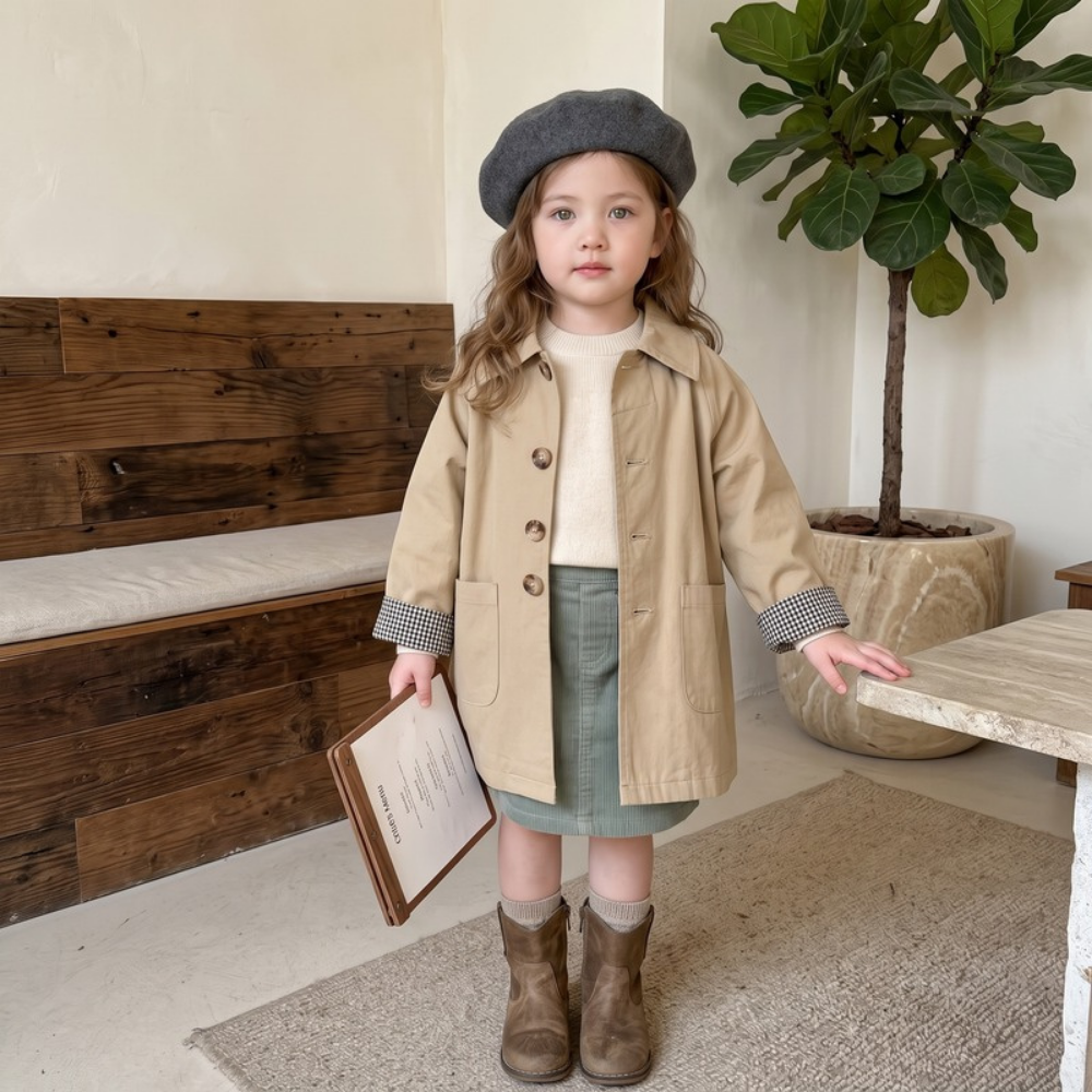 Lilo Mid Length Trench Coat