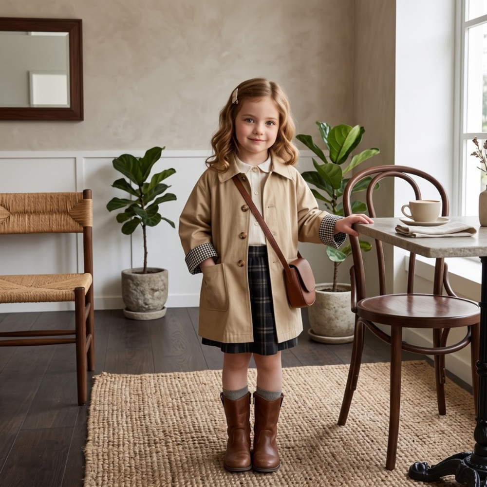 Lilo Mid Length Trench Coat