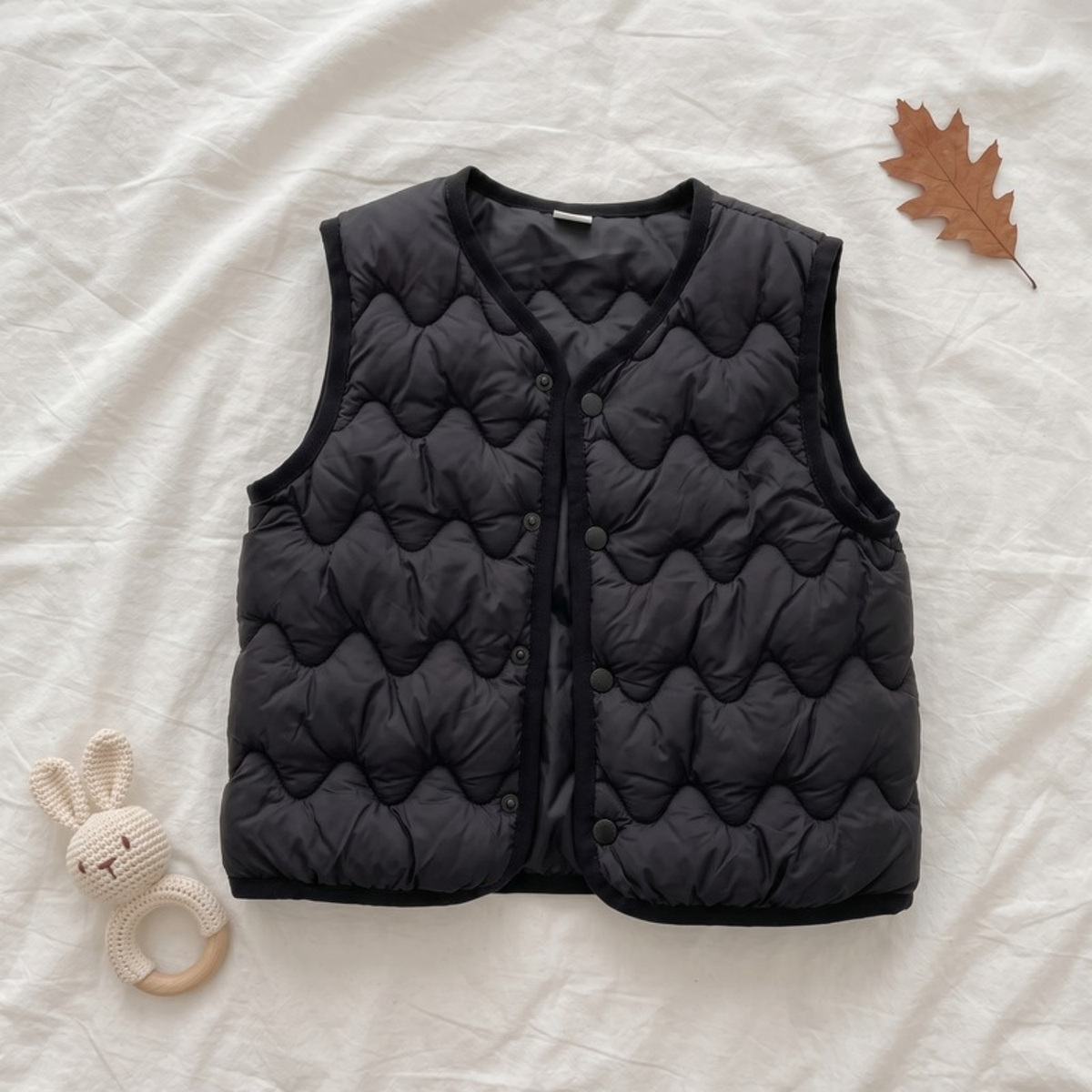 Lilo Lightweight Padded Gilet - Black