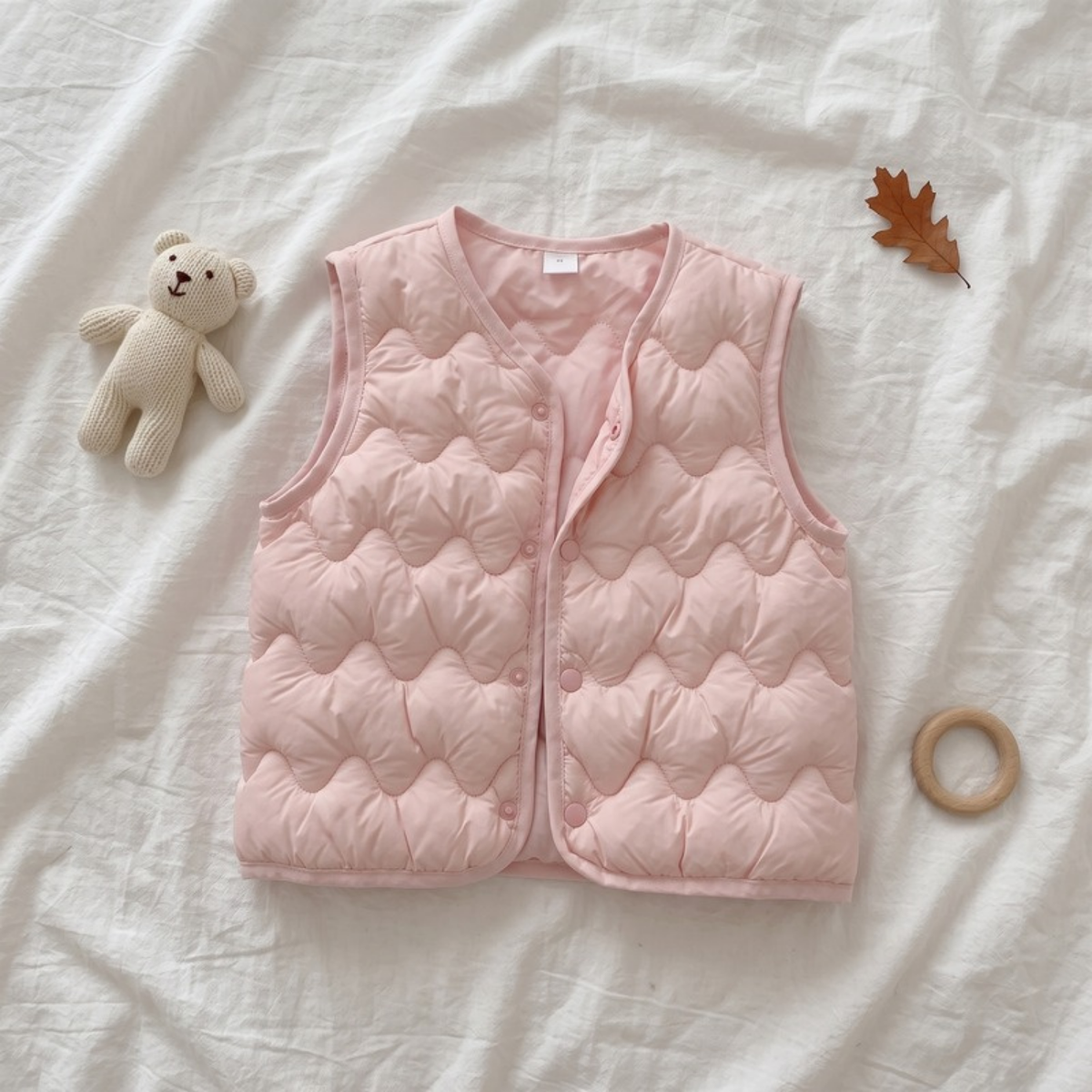 Lilo Lightweight Padded Gilet - Blush Pink