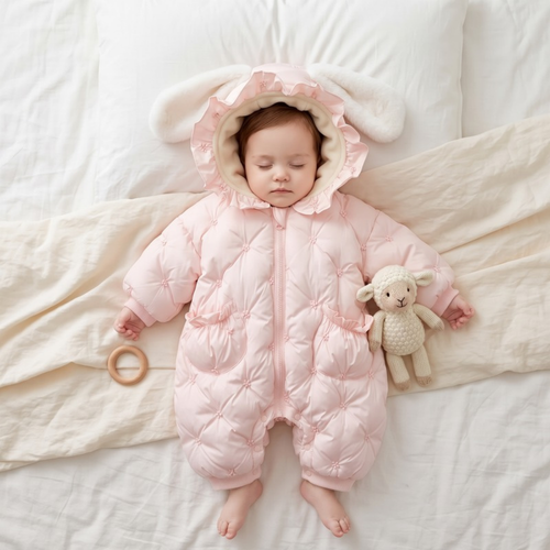 Lilo Fleece Lined Princess Coat - Pink