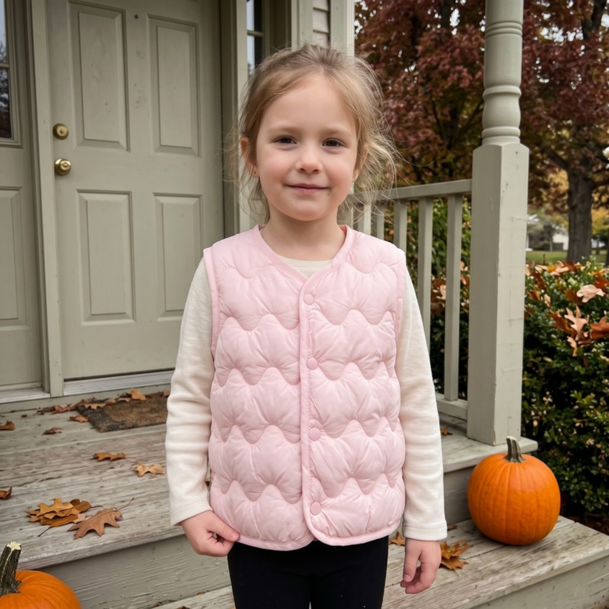 Lilo Lightweight Padded Gilet - Blush Pink