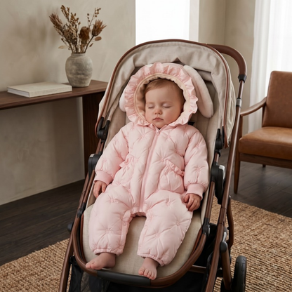 Lilo Fleece Lined Princess Coat - Pink