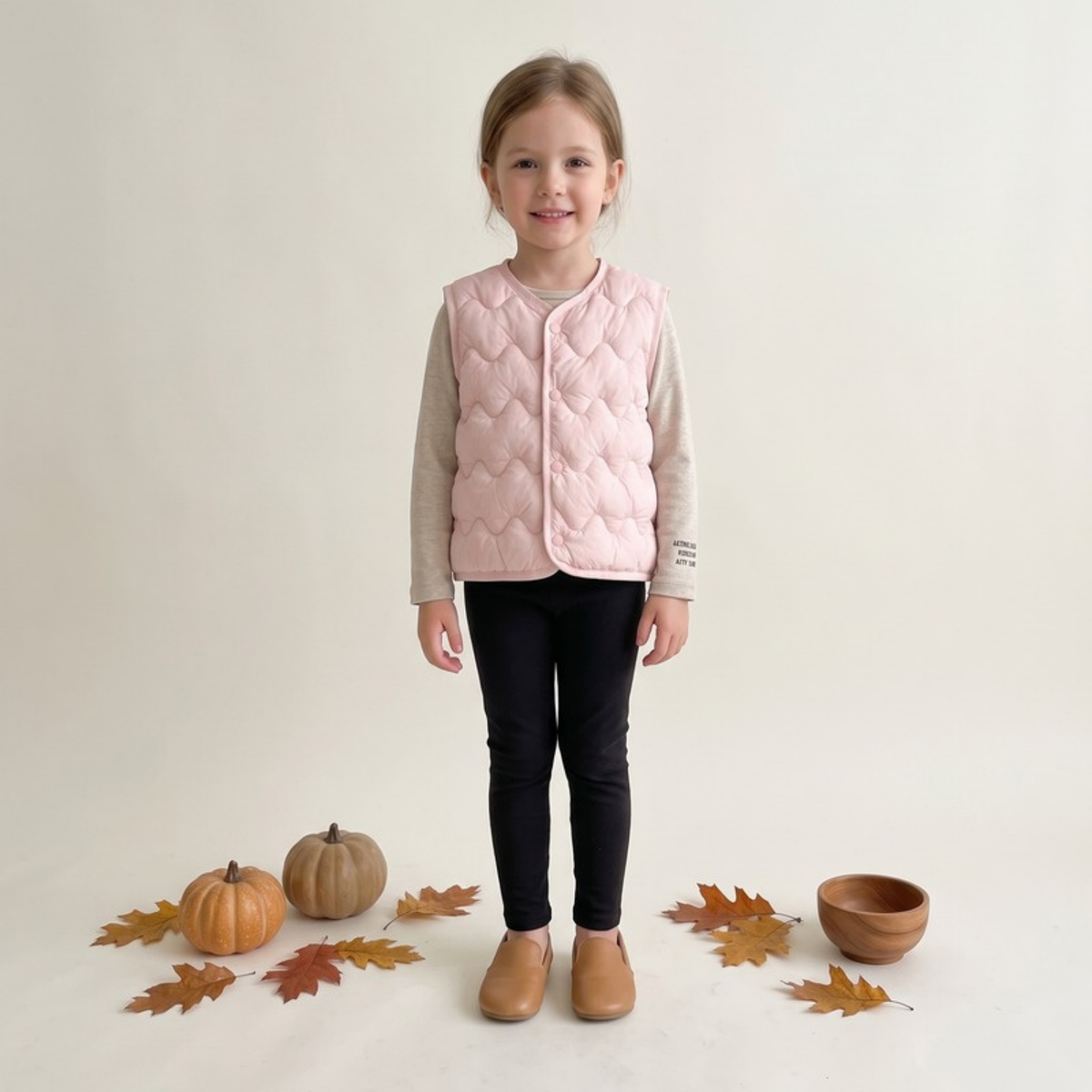 Lilo Lightweight Padded Gilet - Blush Pink