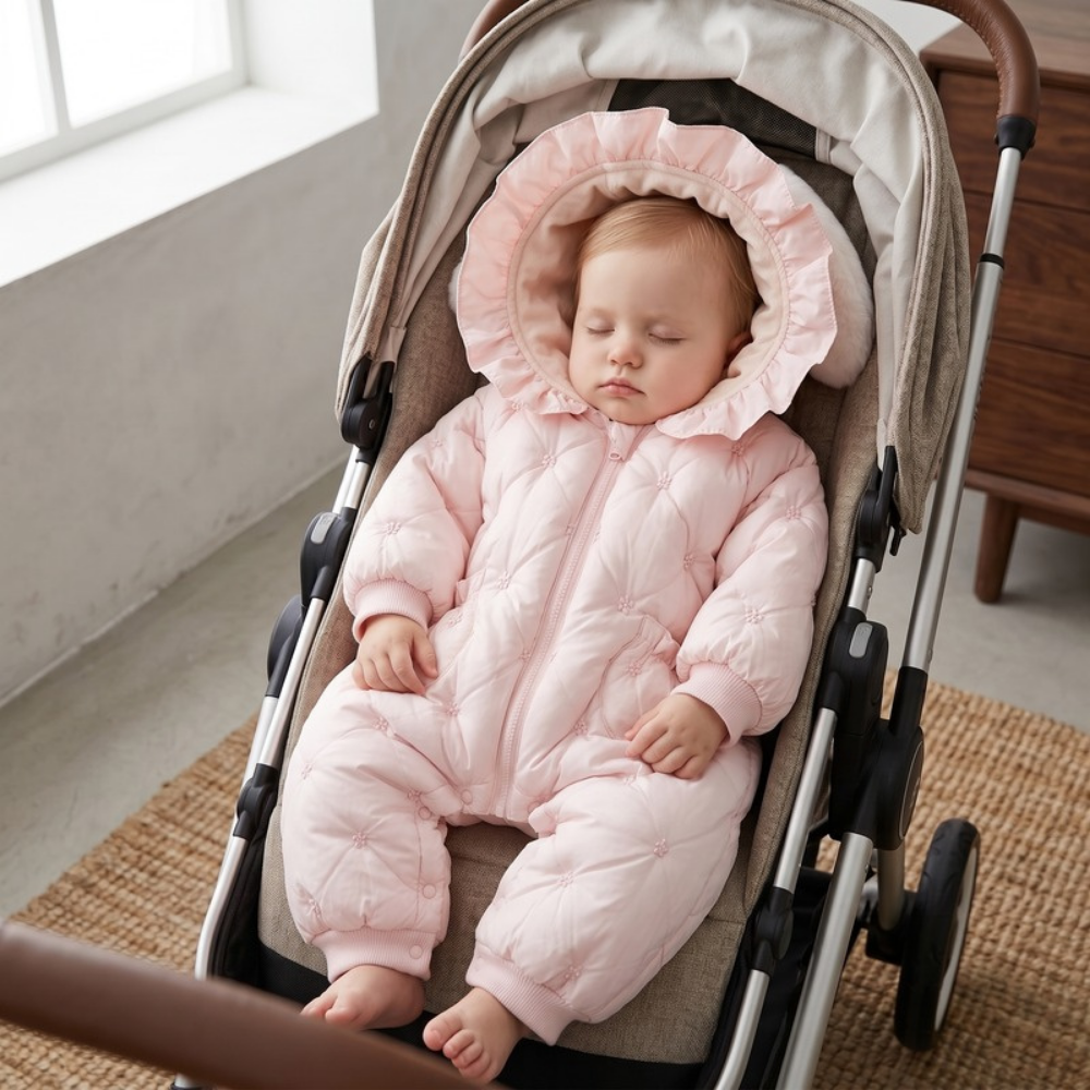 Lilo Fleece Lined Princess Coat - Pink