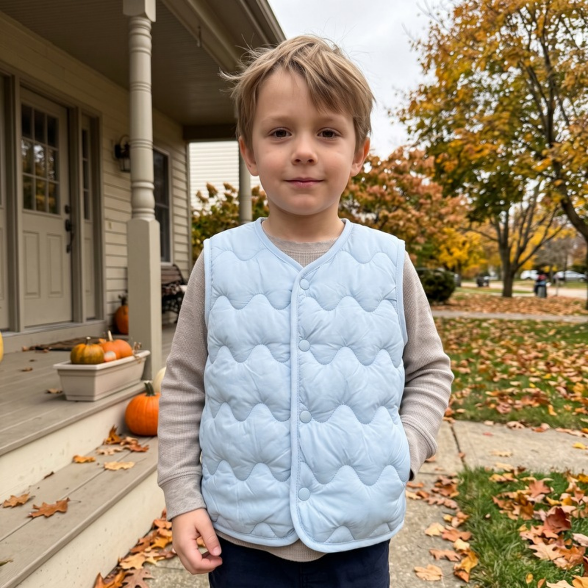 Lilo Lightweight Padded Gilet - Sky Blue