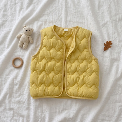 Lilo Lightweight Padded Gilet - Butter Yellow