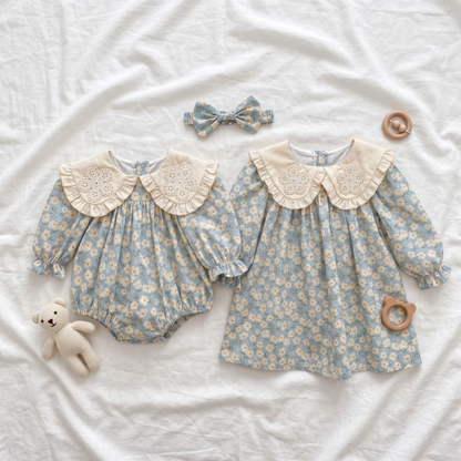 Lilo Cotton Romper and Dress Set