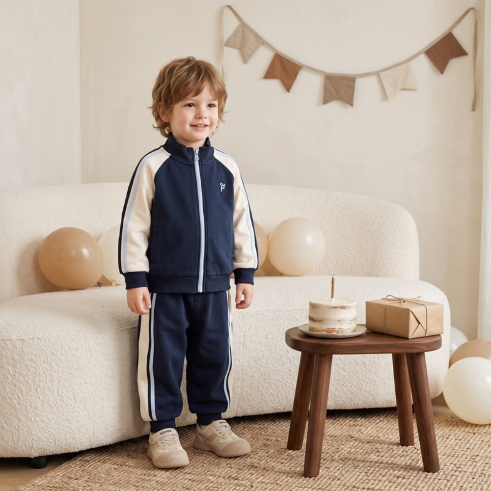 Lilo Kids Two Piece Track Set - Navy