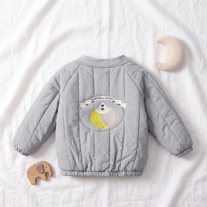 Lilo Lamb Fleece Jacket - Cloud Grey