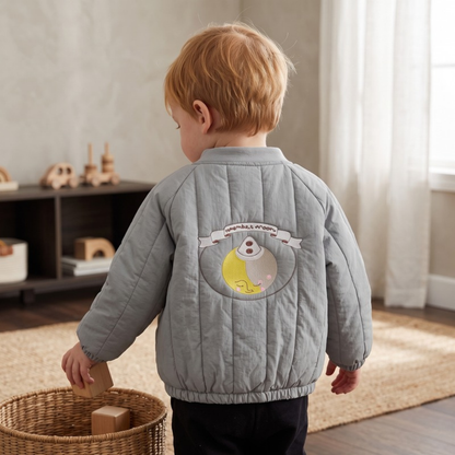 Lilo Lamb Fleece Jacket - Cloud Grey