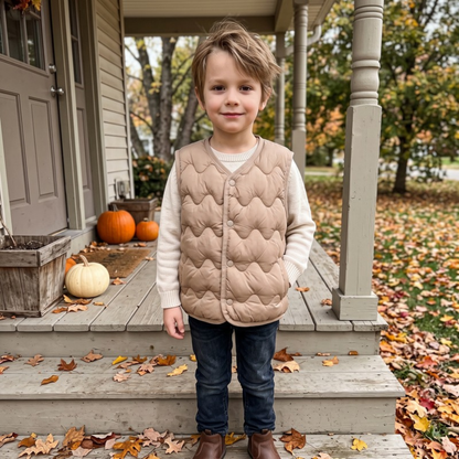 Lilo Lightweight Padded Gilet - Camel
