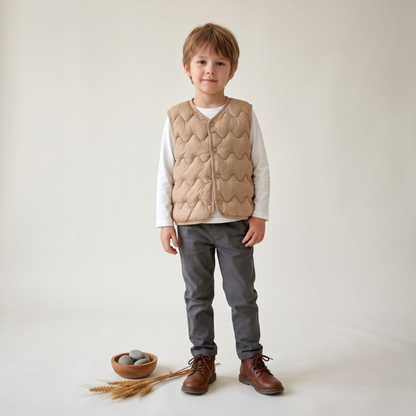Lilo Lightweight Padded Gilet - Camel