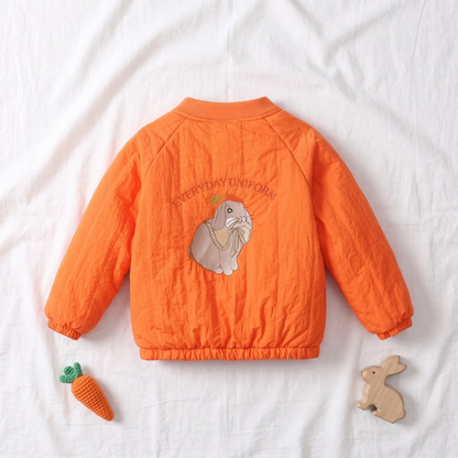 Lilo Lamb Fleece Jacket - Orange