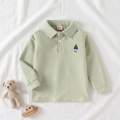 Lilo Prep Boys Polo Shirt - Sage