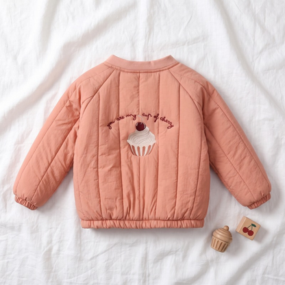 Lilo Lamb Fleece Jacket - Dusty Rose