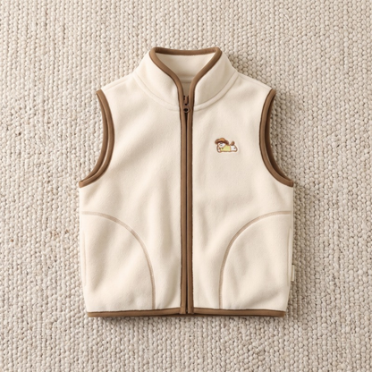 Lilo Kids Fleece Gilet - Cream