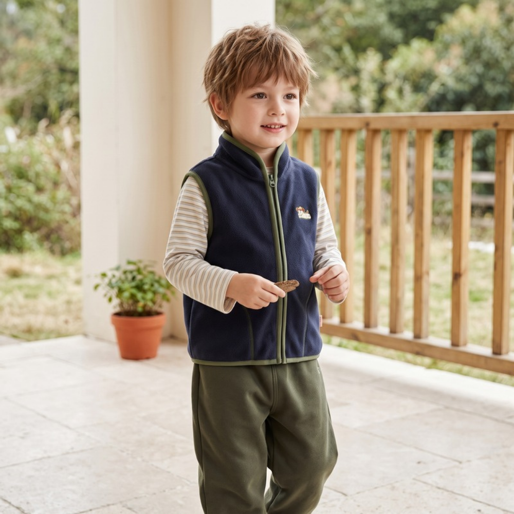 Lilo Kids Fleece Gilet - Navy