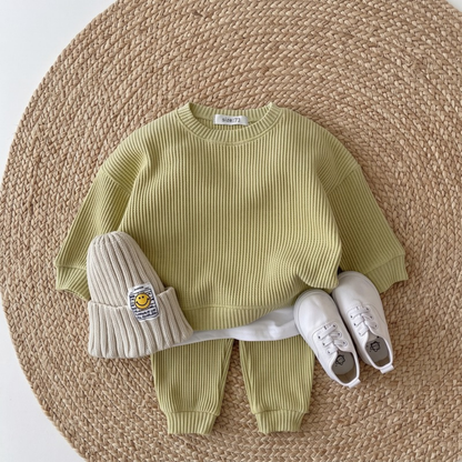 Lilo Casual Knit Two Piece Set - Pistachio