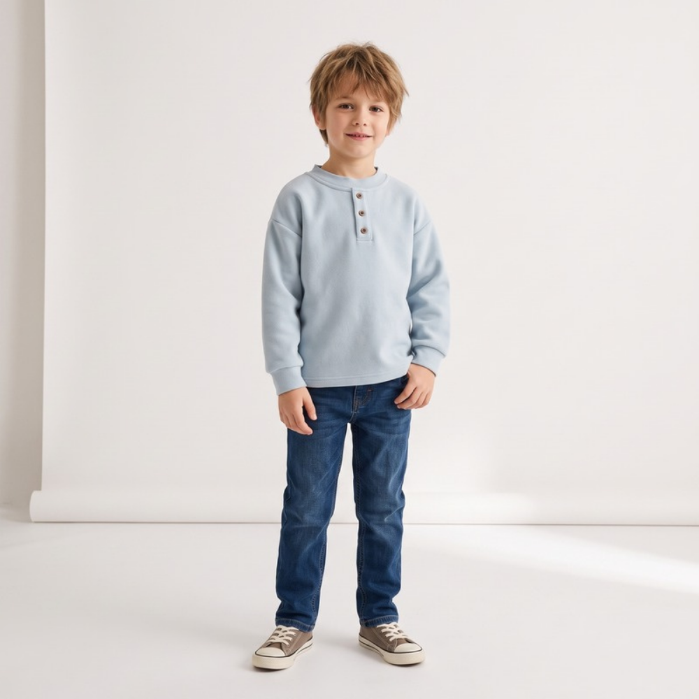 Lilo Ember Boys Layering Tee - Blue
