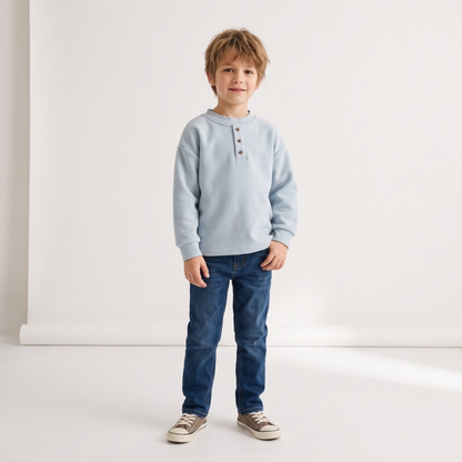 Lilo Ember Boys Layering Tee - Blue