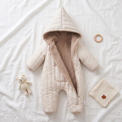 Lilo Pointed Hood Padded Snowsuit - Oat