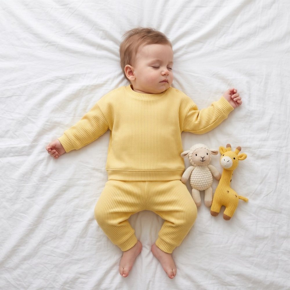 Lilo Casual Knit Two Piece Set - Yellow