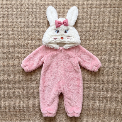 Lilo Cartoon Padded Hooded Romper