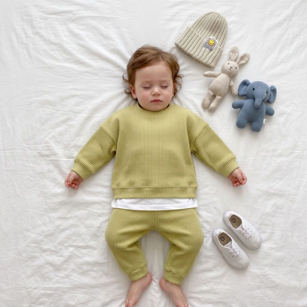Lilo Casual Knit Two Piece Set - Pistachio