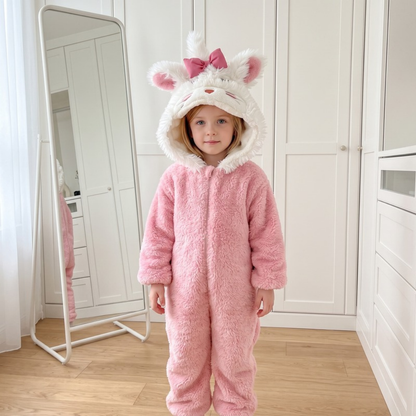 Lilo Cartoon Padded Hooded Romper