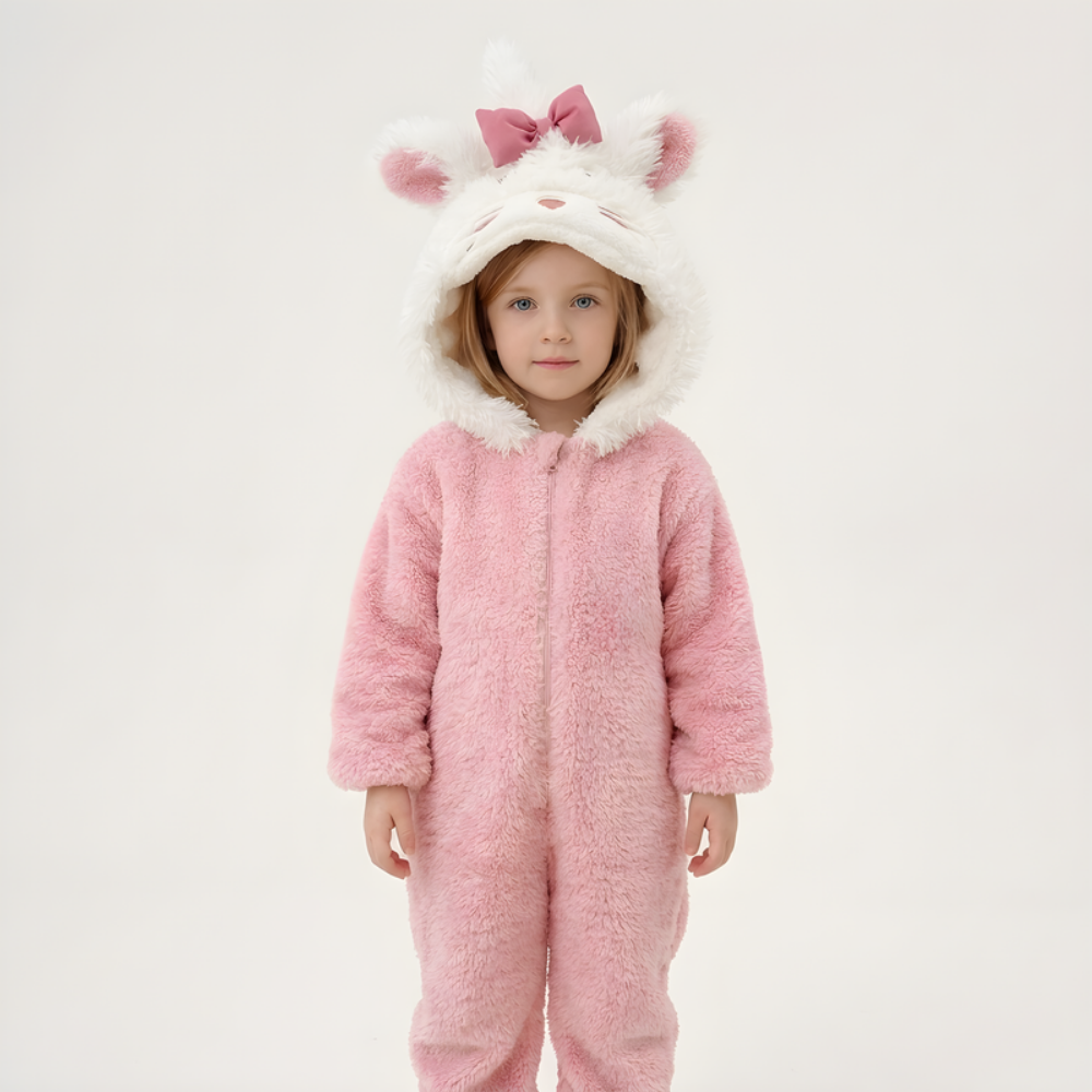 Lilo Cartoon Padded Hooded Romper