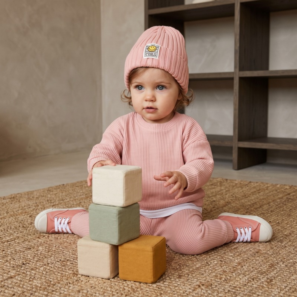 Lilo Casual Knit Two Piece Set - Pink