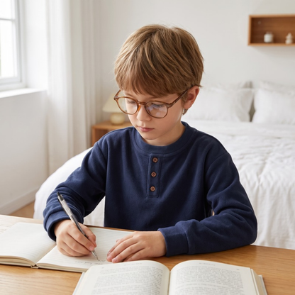 Lilo Ember Boys Layering Tee - Navy