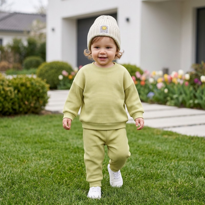 Lilo Casual Knit Two Piece Set - Pistachio