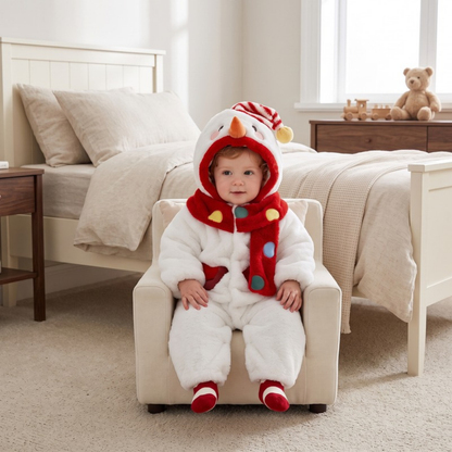 Lilo Snowman Plush Christmas Romper